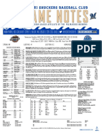 8.13.17 vs. TNS Game Notes