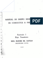 Manual de diseño hidraulico de conductos a presion Mancebo del Castillo