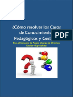 ¿Cómo Resolver Los Casos de Conocimientos Pedagógicos y Gestion Ok