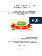 Planta Procesadora de Alimentos Ecofrut S.A PDF