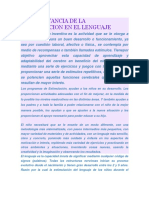 La Importancia de La Estimulacion en El Lenguaje