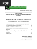 Contabilidad de Costos en Bovinos A Pastoreo PDF