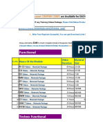 SAP Modules Availability List-Updated - COUPON Codes