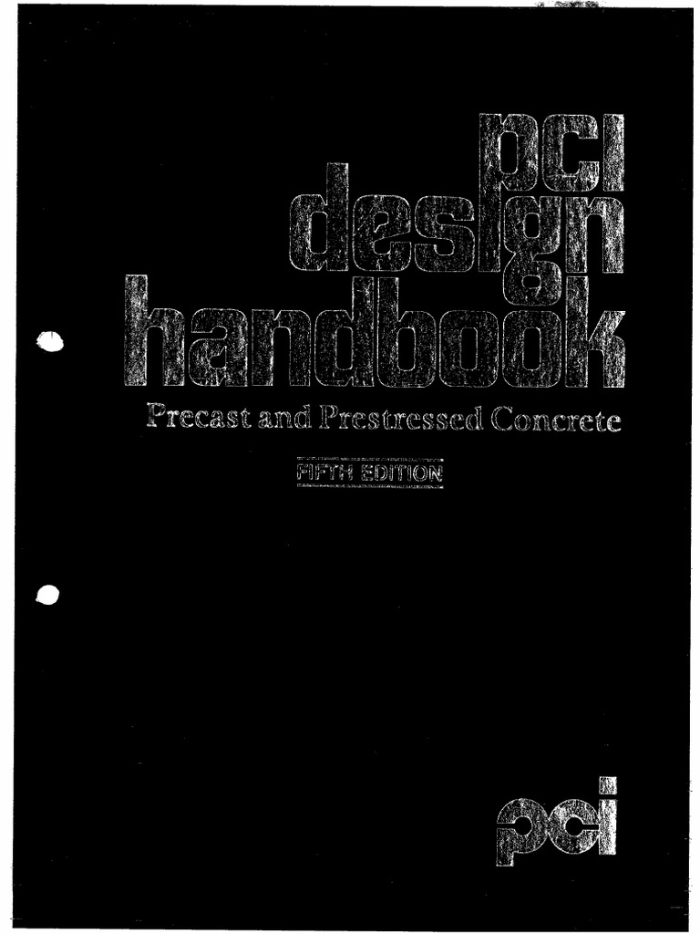 PCI Precast Pre Stressed Concrete Handbook | PDF
