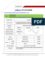 Datasheet of Golvatinib - CAS 928037-13-2