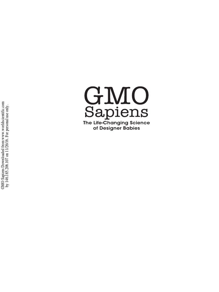 gmo sapiens