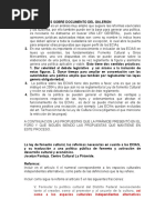 observaciones espacios culturales