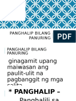 Panghalip Bilang Panuring