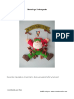 Molde Santa Claus Colgado PDF