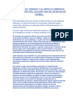 La Materia Prima Usado para La Fabricacion de Un Balon de Futbol