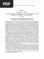 “Human Sexual Response”—a Discussion of the Work of Masters and Johnson