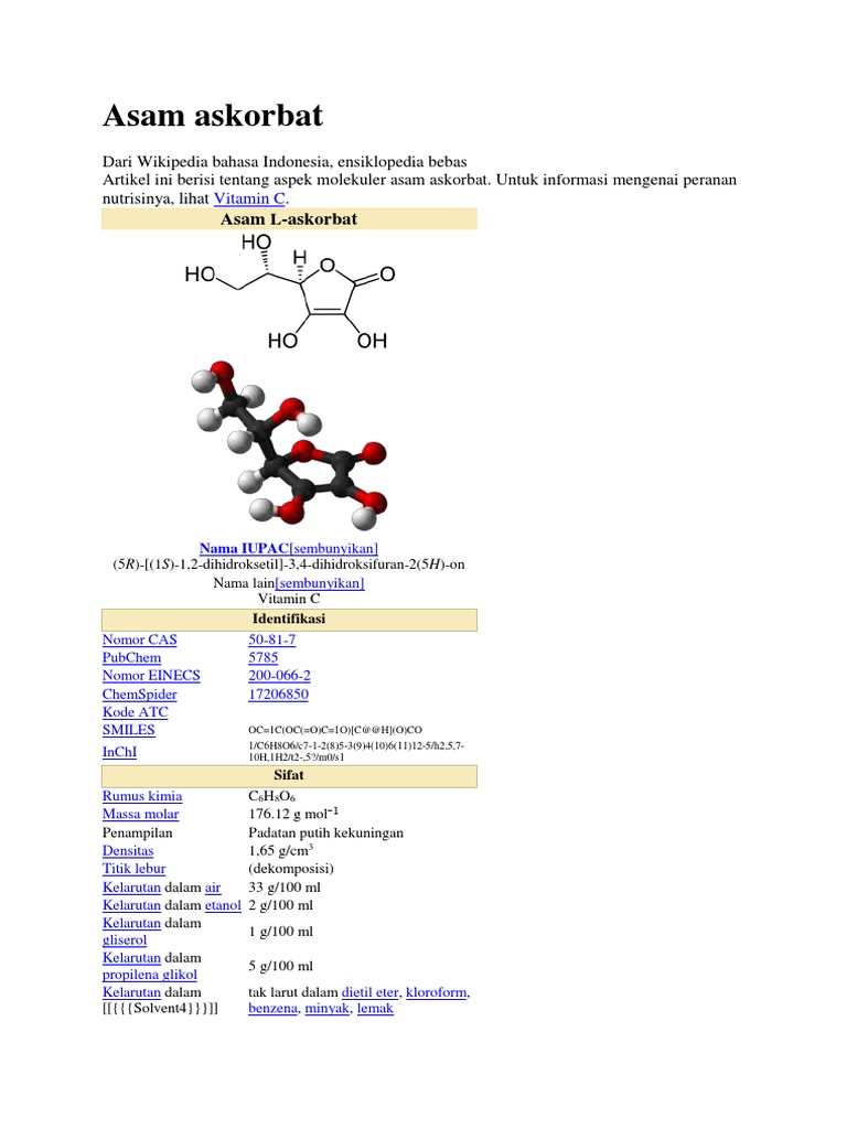 Asam Askorbat | PDF