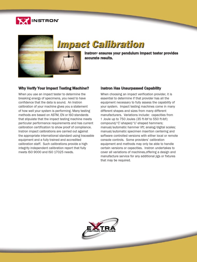 Impact Calibration | PDF | Calibration | Verification And Validation