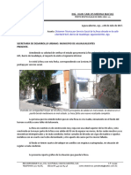 Dictamen Estructural Calle Guadalupe # 615. 6-07-2017