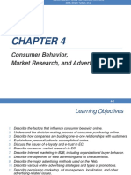 Consumer Behavior, Market Research, and Advertisement