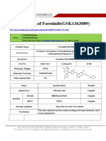 Datasheet of Foretinib (GSK1363089) - CAS 849217-64-7
