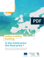 Report Online Holiday Booking