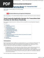 Tivoli Composite Application Manager For Transactions Best Practices For Web Server Monitoring