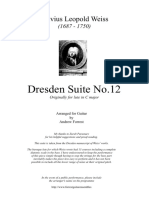 S L Weiss - Dresden Suite 12 TR A Forrest / Z. Parastaev