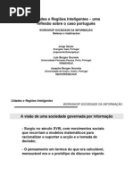 Cidades e Regiões Inteligentes – uma reflexão sobre o caso português
