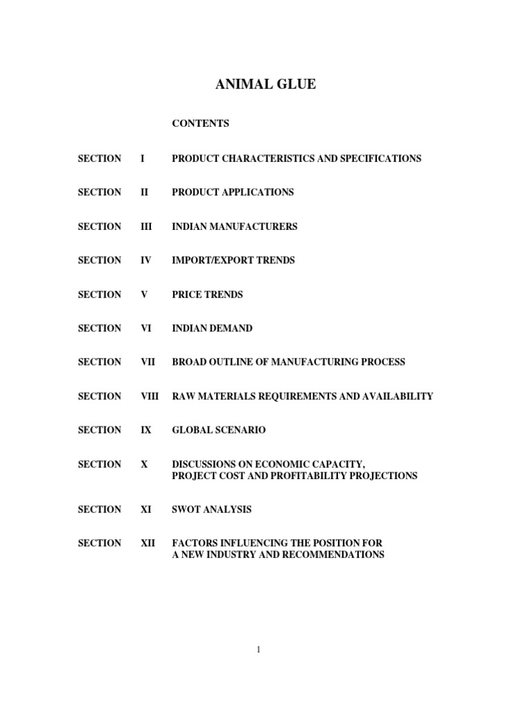 Animal Glue[1] Adhesive Gelatin