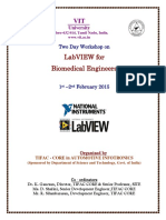 LabVIEW Workshop for Biomedical Engineers