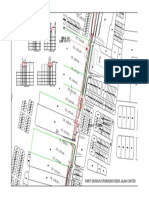 Layout of Flood Wall Near Taman Cantek