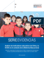 Indicadores Educacionales Chile y OCDE
