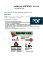 Boletín de Seguridad de Kaspersky 2016