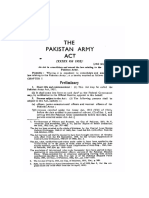 Army Act 1952 PDF