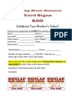 dunlap music boosters yard sign order form 2017