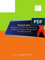 Buku Petunjuk Teknis Pengisian Formulir Pencatatan Dan Pelaporan Program Pengendalian HIV-AIDS Da PDF