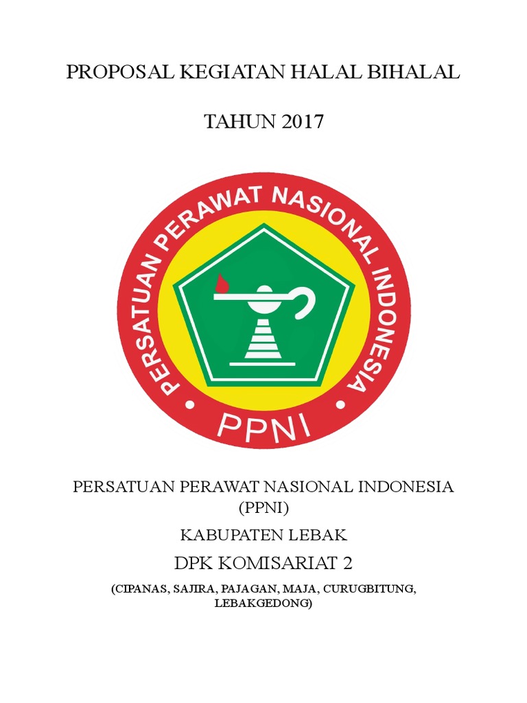 Proposal Kegiatan Halal Bihalal