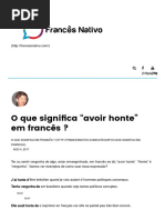 O Que Significa “Avoir Honte” Em Francês _ – FrancêsNativo