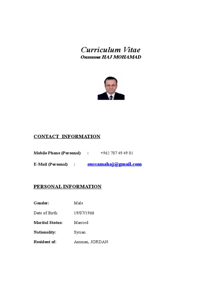 Chef de Mission/ Head of Mission | PDF | Syria | Project Finance