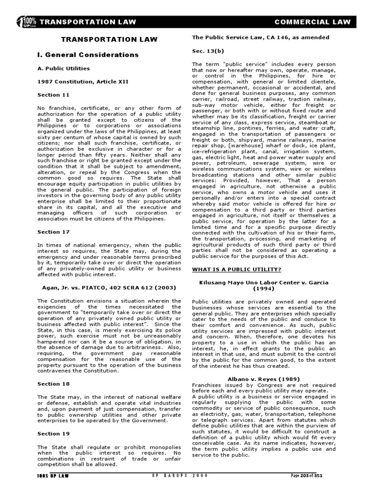 UP 2008 Commercial Law (Transportation Law).pdf Rail Transport