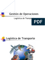 Gestion de Operaciones Logistica de Transportes