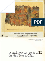 LIVRO Carlos Nelson F Dos Santos - A Cidade Como Um Jogo de Cartas PDF