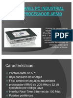 Mini Panel PC Industrial Con Procesador ARM9