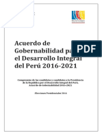 1.10 Acuerdo de Gobernabilidad 2016-2021