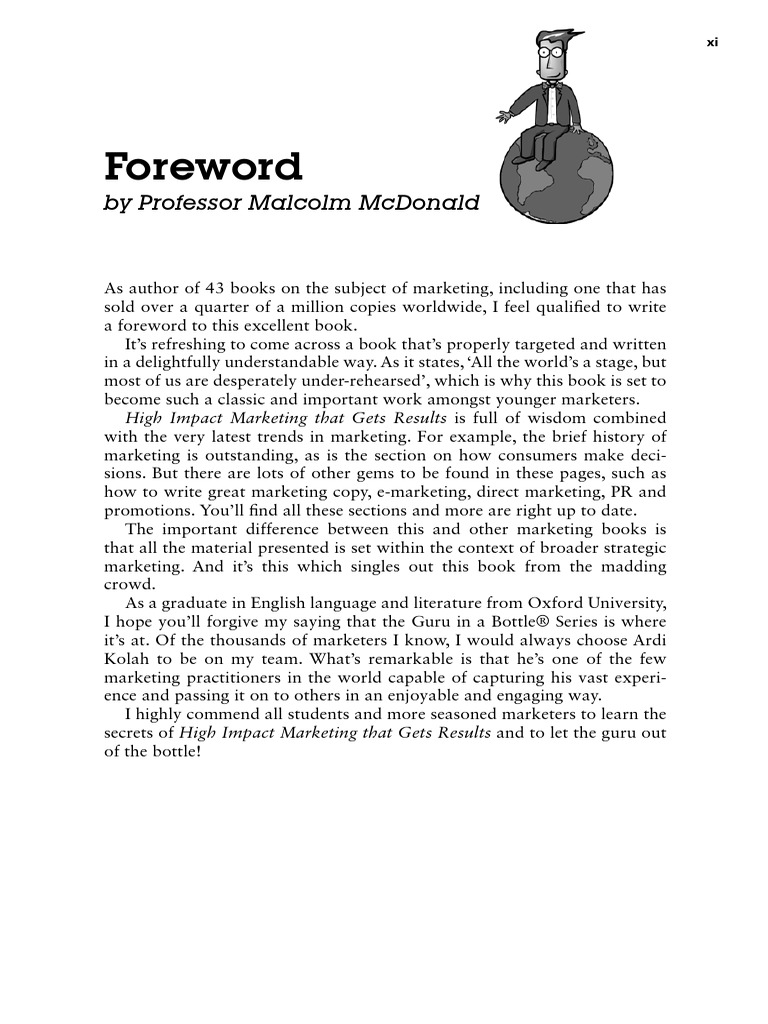 Foreword: by Professor Malcolm Mcdonald | PDF