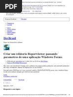 Criar Um Relátorio Reportviewer Passando Parametros de Uma Aplicação Windows Forms