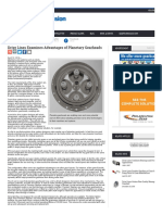 Drive Lines Examines Advantages of Planetary Gearheads