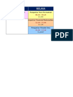 Jadwal Matkul Sem 5