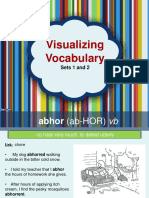 Visualizing Vocabulary 1-10 11-20