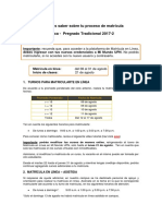 Cajamarca - Todo Lo Que Debes Saber Sobre Tu Matricula - PG 2017 - 2