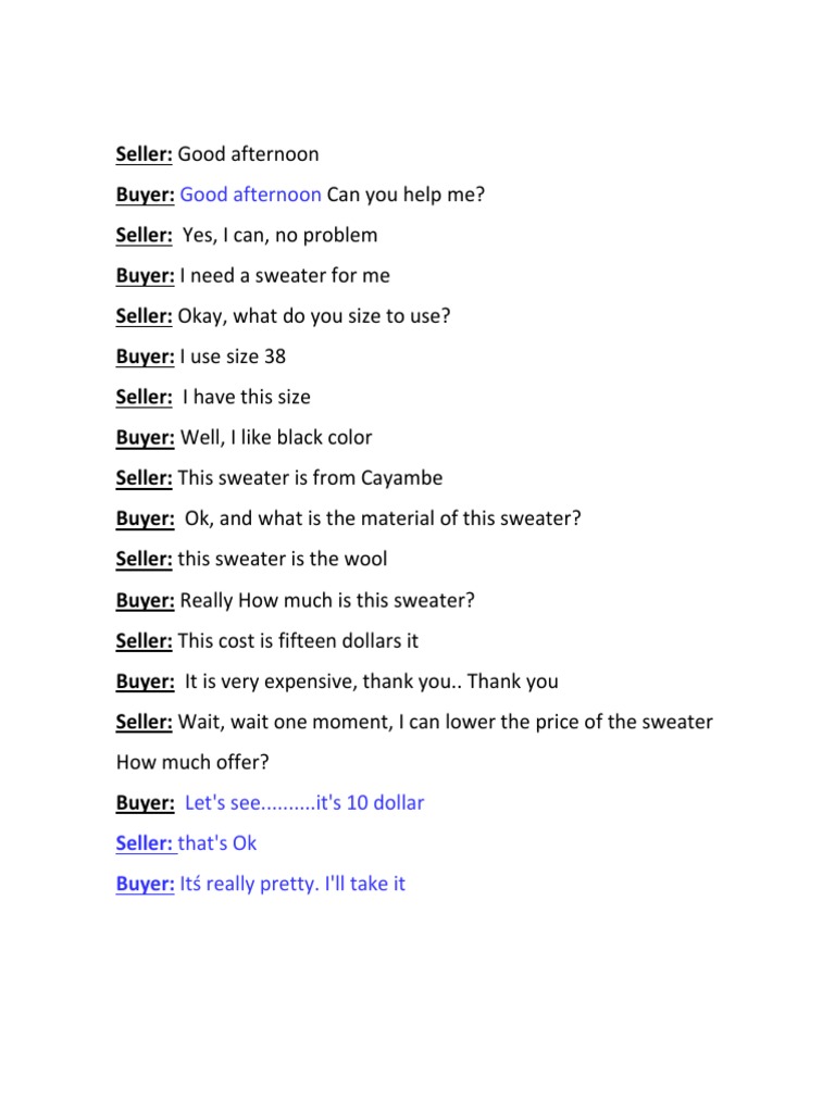 Can You Help Me?: Good Afternoon | PDF