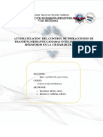 Automatizacion Del Control de Infracciones de Transito