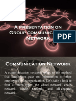 A Presentation On Group Communication Network