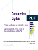 Documentos Digitais Monumenta 2007
